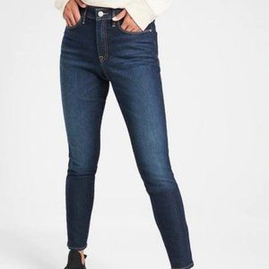 Athleta Sculptek Ultra Skinny Midnight Jean size 0